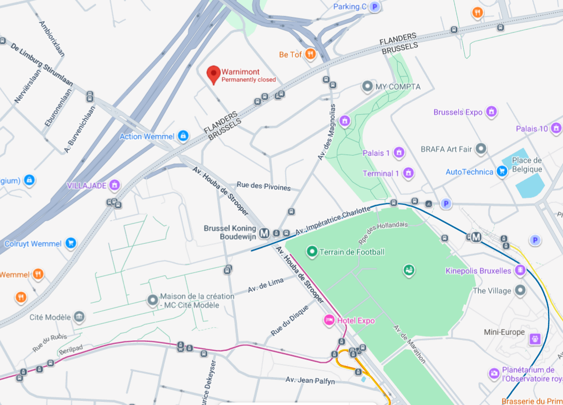 Plan du réseau de métro